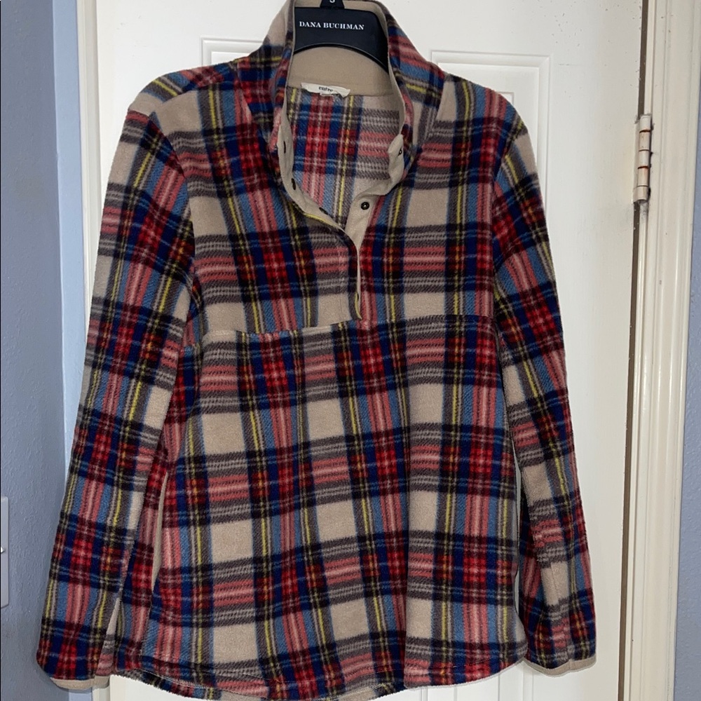 Entro Multicolor Plaid Sweatshirt